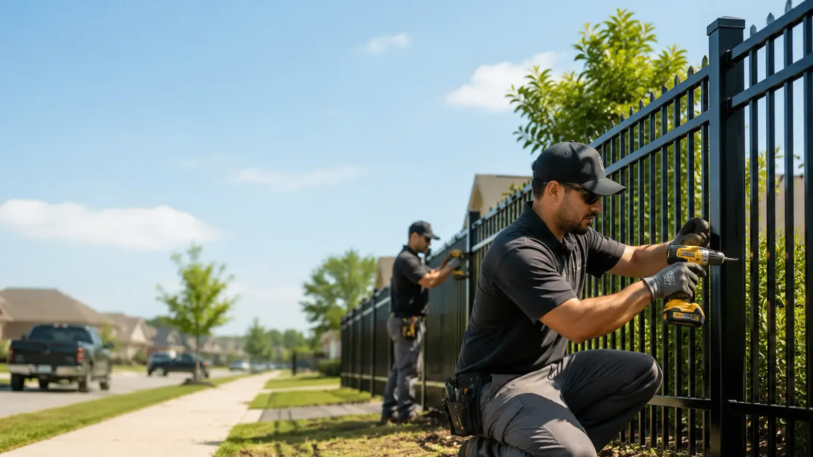 Metal Fence Installation in Vassar, MI
